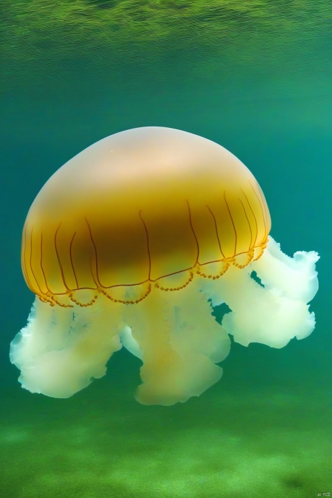 jellyfish,solo, underwater,no_humans,ocean, jellyfish
