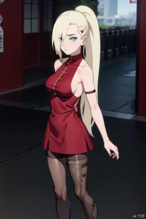  yamanaka ino, solo, jingjul, blackpantyhose