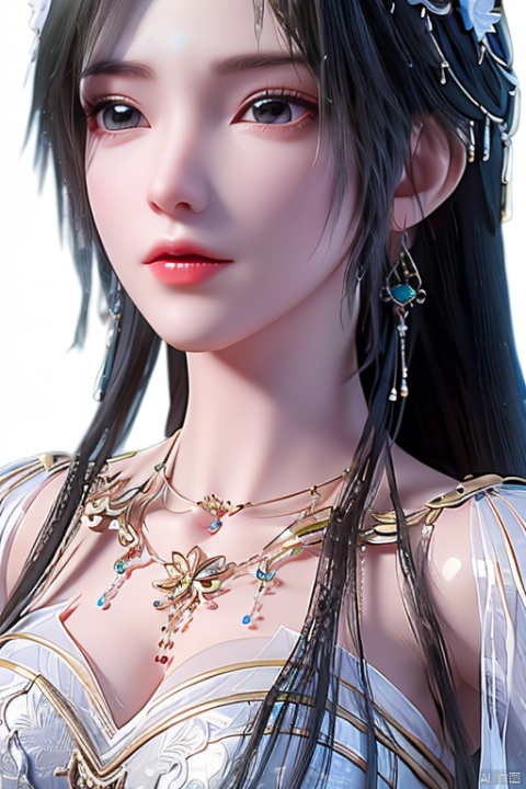  (RAW photo:1.2), (photorealistic:1.4),(intricate details:1.2),(masterpiece:1.3),(best quality:1.4), (ultra highres:1.2),1girl,jewelry, earrings, solo, pointy_ears, necklace, chang,hime cut