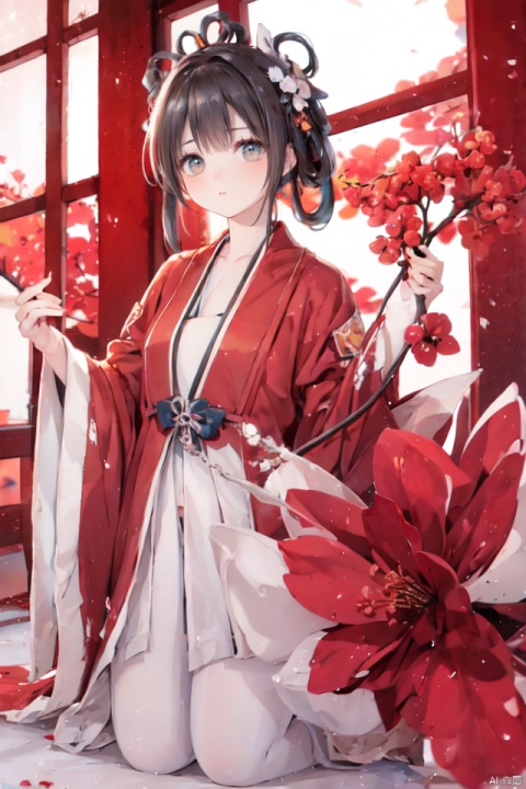 masterpiece, best quality, ultra high res; busty, hanfu