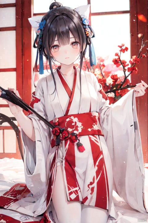 masterpiece, best quality, ultra high res; busty, hanfu