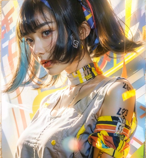  illustration, best quality, ultra-detailed, super detailed skin,cute, lovely, extremely detailed,8K,solo,1girl, detailed background,urban, 💫,⭐️,🌟,✨,night,dynamic angle,beautiful eyes,blash,smile,(streetwear:1.5),street style ,(emphasis splatter ),splatter,graffiti,spraycan,❤️,motion,navel,(croptop:0.8),(ear piercing:0.7),two-tone hair color,(cool),(HDR:1),wind
,(jitome:1.2),perfect hand,active,RETRO ART STYLE, NEON_POP ART STYLE, ART STYLE, hands behind back, yunqing,