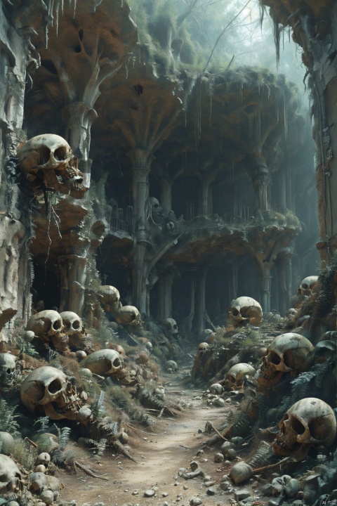 yijilinke
skull
realistic
ruins
skeleton