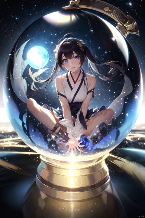  (masterpiece:1.2),best quality,PIXIV,Crystal ball,