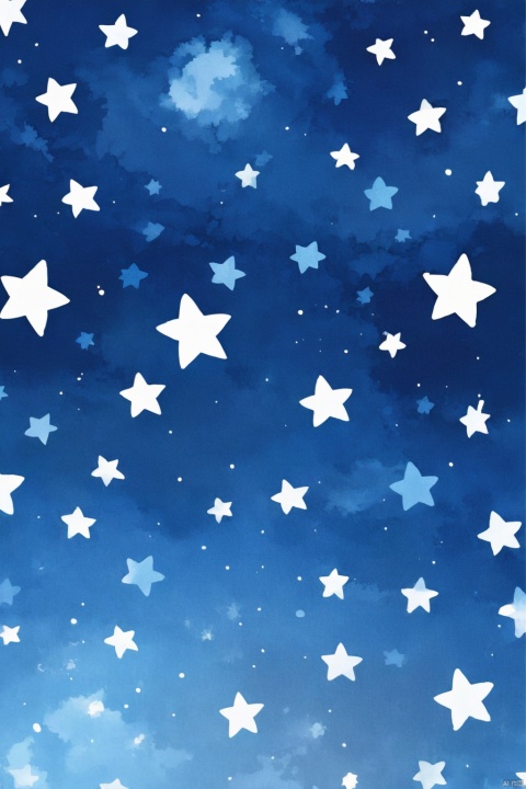 blue theme,star