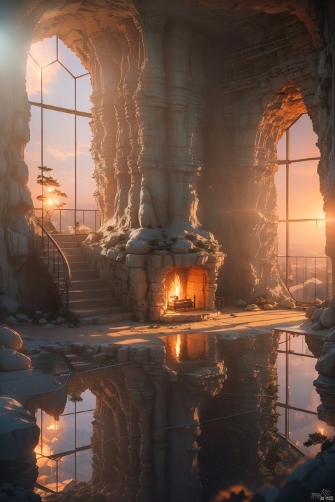  Architectural rendering, architectural design, Rock architecture, a photorealistic hyperrealistic render of an interior of a beautifully decorated cozy living room by pixar, greg rutkowski, wlop, artgerm, dramatic moody sunset lighting, long shadows, (volumetric:1.5), cinematic atmosphere, octane render, artstation, 8 k artstation on trending detailed, highly wallpaper, archdaily, lightpaint, nature nightvision nature wilderness nature nature nature architecture industrial architecture industrial architecture industrial urbex building nature nature, Rock buildings