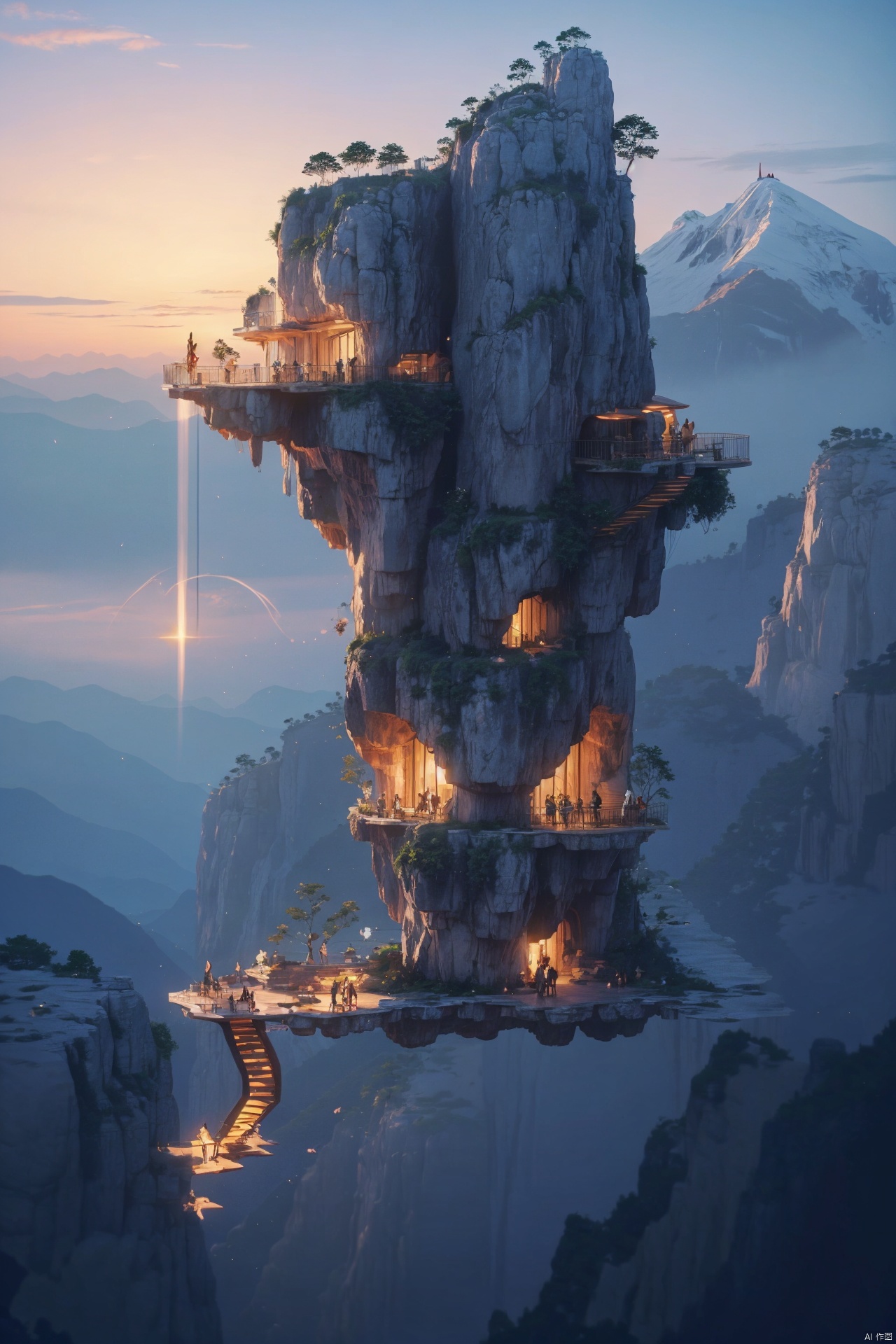 Pandora’s beautiful floating mountains. Ergonomically evolved flying creatures. Style of AvataPandora’s beautiful floating mountains. Ergonomically evolved flying creatures. Style of Avata