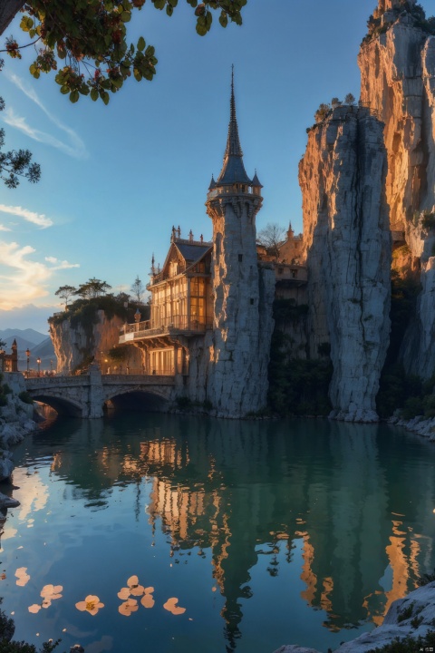  blue sky, Fantasy Park ,Lakes, (wonderland:1 ), Adequate sunlight,reflection, true light and shadow, perfect lighting, no humans,Realistic, Overlooking, Representative,boutique, Masterpiece, Intricate, High Quality, Best Quality, Ultra HD,high res, Full Detail, ,Authenticity, Take photos, ﻿
