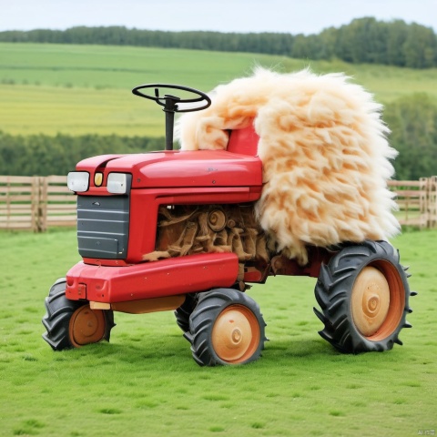 Fluffy Style, a tractor