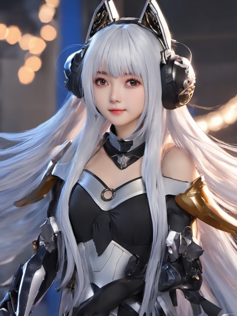  (masterpiece, top quality, best quality, official art, beautiful and aesthetic:1.2),anime artwork animated, tianqi,1girl,solo,long hair,looking at viewer,white hair,realistic,fake animal ears,mechanical wings, anime style, key visual, vibrant, studio anime, highly detailed