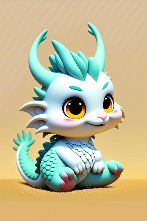 Dragon Baby,cartoon,Handmade,Cute, cute treasure,color,<lora:660447313082219790:1.0>
