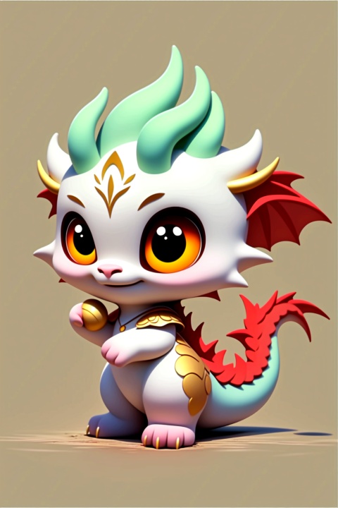  dragon,cartoon,Handmade,Cute, cute treasure,,<lora:660447313082219790:1.0>