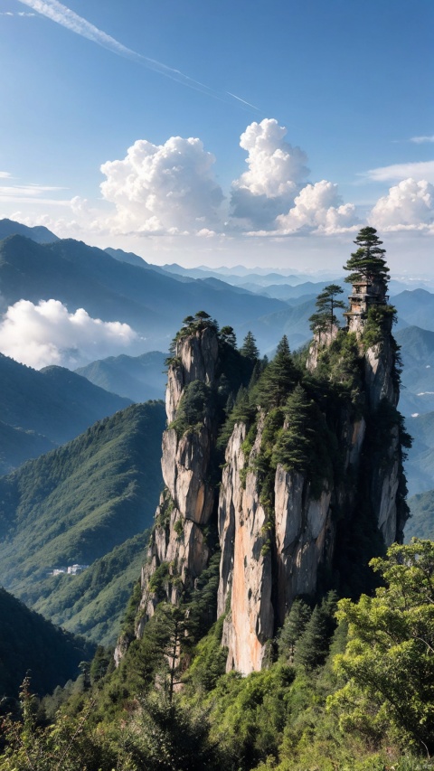 Yipin Huangshan is high in the sky, light in the clouds, bright and high-definition at the bottom.