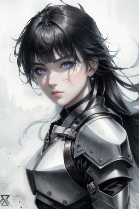 high definition,color trace, (High quality, High resolution, High quality, Fine details), Realistic, solo, 1girl,male focus,black theme,white armor,long hair, hair over shoulder,bangs,black hair,blue eyes,fighting stance,(High quality, High resolution, Fine details), Realistic, simple background,solo, curvy women, sparkling eyes, (Detailed eyes:1.2), Oily skin, Dramatic Shadows,
ColoredLead