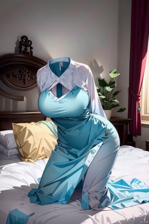  ((HRD, HUD, 8K)),((masterpiece, best quality)), highly detailed,
InvisibleMan, 1girl, solo, jewelry, chinese clothes, dress, long sleeves, hanfu, wide sleeves, breasts, large breasts, bed sheet, kneeling, bed, on bed, shadow, all fours