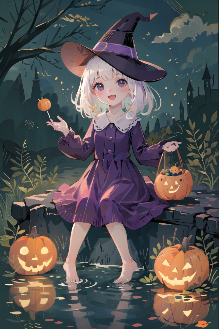 插画设计-古灵精怪卡通可爱风插画概念|IllustrationHalloween-角色动物