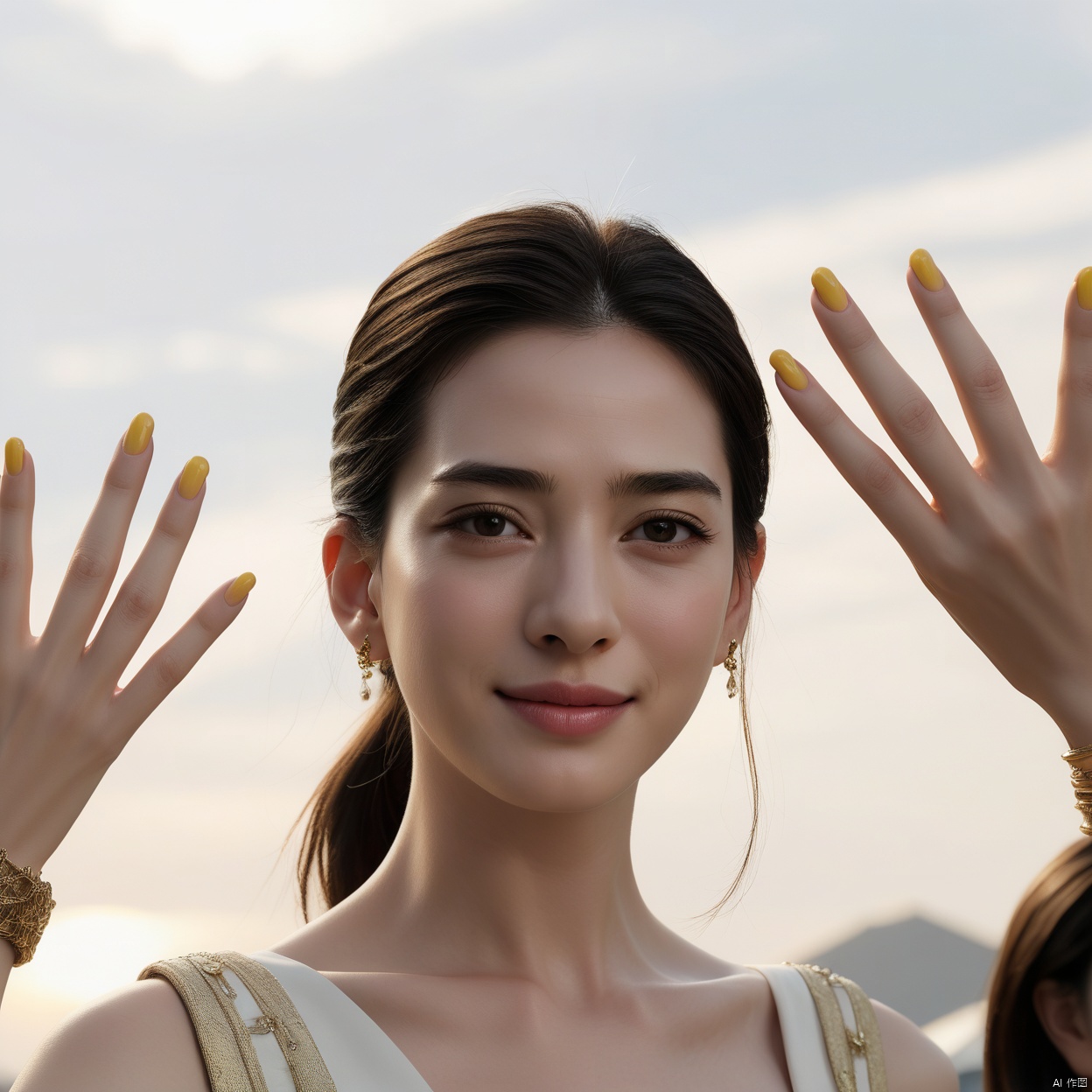 High quality full HD picture,1girl,(((Realistic skin texture))),(((Five Fingers))),
(18 years old:1.2), 
yellow race,Asian,
Chinese people,HD quality, rich details, realistic photos, realistic style, clear facial features, complete facial features, complete fingers, straight nose, bright eyes, slim, slender,willowy
 MAJICMIX STYLE,((poakl)), g007,moyou, hand101, Anne Hathaway, Jennifer Connelly, Dasha Taran, liu yifei