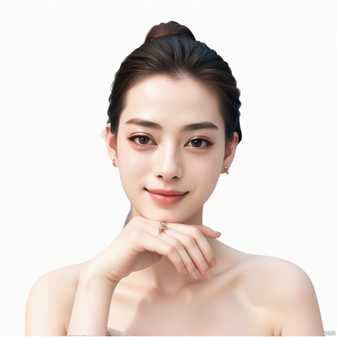 High quality full HD picture,1girl,( light smile:0.4),(((Realistic skin texture))),(((Five Fingers))),
(18 years old:1.2), 

Chinese people,HD quality, rich details, realistic photos, realistic style, clear facial features, complete facial features, complete fingers, perfect lips, straight nose, bright eyes, slim, slender,willowy
 MAJICMIX STYLE,((poakl)), g007,moyou, hand101, Anne Hathaway
