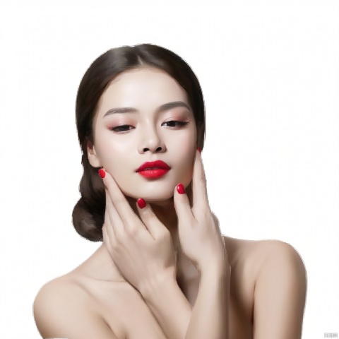  High quality full HD picture,1girl,( light smile:0.4),(((Realistic skin texture))),(((Five Fingers))),
(24 years old:1.2), 

Chinese people,HD quality, rich details, realistic photos, realistic style, clear facial features, complete facial features, complete fingers, perfect lips, straight nose, bright eyes, slim, slender,willowy
 MAJICMIX STYLE,((poakl)), g007,moyou, hand101,