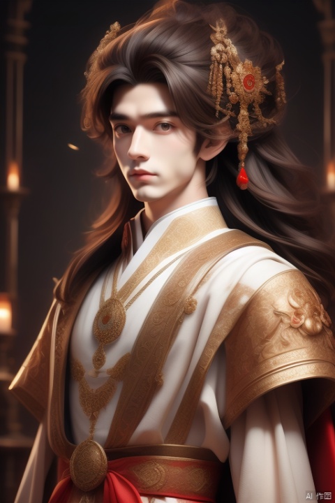 ((masterpiece)), ((best quality)), ((illustration)), extremely detailed,style boy,male focus,very handsome,long hair, long shot, jueshimeinv,wear Ancient costume, immortal and chivalrous style