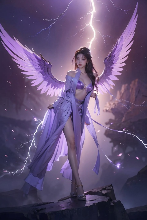  (low angle, ultra wide), Fisheye, cleavage, dynamic pose , waist photo, (close up :1.25), purple kimono, electricity, lightning, Artifacts, purple magic, aura, full body, magic circle, (Violet power aura:1.2), a transparent porcelain android, looking at viewer, 1cyborg girl, 17yo, transparent body, revealing a transparent panel, beautiful face, mechanical ribs, glowing fluid energy flowing through mecha veins, with vibrant colors, fine luster, (masterpiece, best quality:1.4), Pohot, photograph, RAW photo, professional, angel, 1girl, wings,ninja_suit, gold armor, 21yo girl, Hanama wine, HUBG_CN_illustration, tutututu