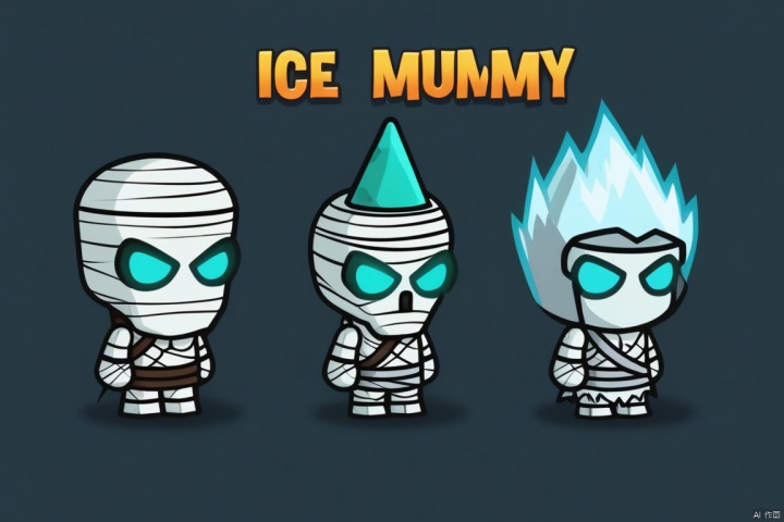 Three game characters, Ice mummy