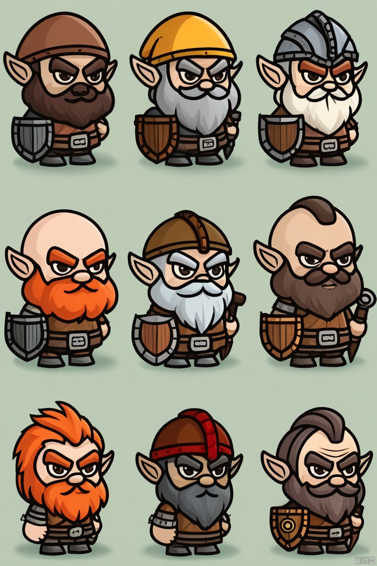  score_9, score_8_up, score_7_up, score_6_up, score_5_up, score_4_up score_9,score_8_up,Dwarves are a fictional character archetype that typically have short but robust bodies and are known for their incredible strength. Their skin color is usually gray or brown, and their hair is typically dark brown or auburn and short and stout. Dwarves' features are often rugged with prominent beards or goatees, which are considered indicative of their brawn and fighting prowess. They have dark-colored eyes and heightened vision due to their long periods of subterranean living.Dwarves typically wear heavy clothing and leather goods, which are made to be durable and protective during their mining and crafting processes. Their broad and powerful hands are highly regarded for their skilled craftsmanship, from building homes to the forging of weapons and armor.Generally, dwarves are known for their bravery and stubbornness. They value tradition, respect for the law, and family honor, which they take pride in. Overall, the dwarven archetype is widely used in culture to represent a variety of characters, including warriors, miners, craftsmen, and elites in various fields.The gentle sunshine and natural scenery under the sunlight: The sunshine is a source of vitality for life. It shines on all things in nature, makes all plants and trees full of vitality, and gives natural scenery a gentle and warm aesthetic.