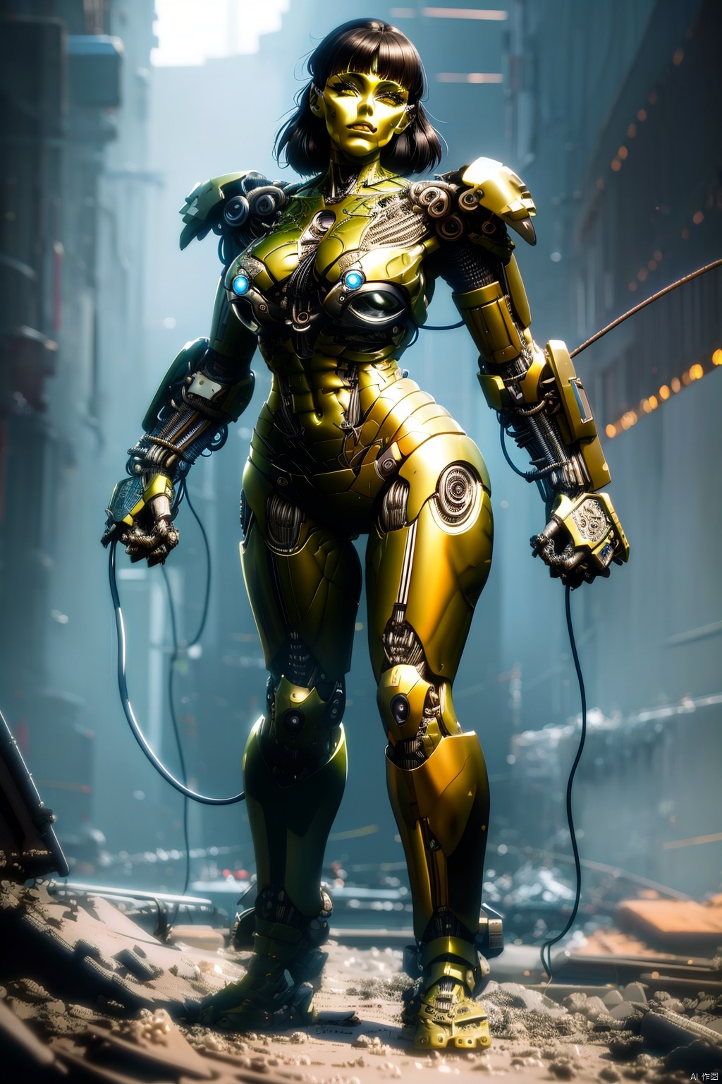  masterpiece,best quality,1mechanical girl,detailed face,shadows,8k,ultra sharp,metal,intricate,ornaments detailed,cold colors,egypician detail,highly intricate details,rending on cgsociety,facing camera,machanical limbs,mechanical cervial attaching to neck,wires and cables connecting to head,killing machine,ghost in the shell,((anime art style)),