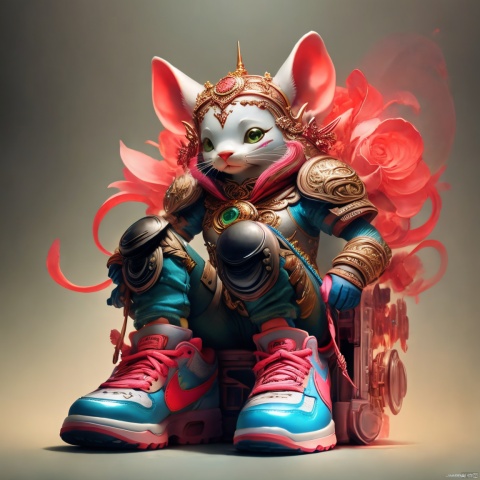 	a stunning interpretation of nike shoe sneaker, advertisement, highly detailed and intricate, hypermaximalist, ornate, luxury, cinematic, cgsociety, James jean, Brian froud, ross tran,arttoy