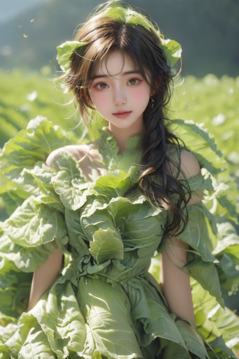  1girl,cabbage_dress