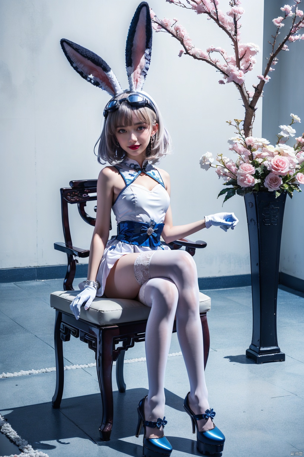  tutututu,1girl,solo,rabbit ears,white dress,white gloves,white thighhighs,blue footwear,goggles on head,sleeveless dress,bangs,blue bow,white hair,short hair,,masterpiece,best quality,summer,seaside,fruit,full body,hat,long hair,looking at viewer,red flower,Plum blossoms,red plum blossoms,coconut trees,sitting,solo,sky,sun,mountain,forest, rabbit ears,PHOTOREALISTIC REALISTIC, masterpiece, best quality, highres, ultra detailed, 8k,1woman,full body,looking at viewer,makeup,lipstick,smile,teeth,hotel room, scarlett, tutututu, cpdd, rabbit ears,(((Cat))),xmixcat,cat,(full body:1.4),dynamic pose,looking at viewer,outdoors,cyberpunk,magic array,aperture,moon,starry_sky,nebula,forest,volcano,panorama,wide shot,bird's-eye view,1 demon girl mechanical arms detailed face closeup summoning circle cave rituals (art by Yoji Shinkawa Yoshitaka Amano ),bailing_darkness,a girl of black smoke,glowing_eye,skeletons of black smoke by the 1 group,white hair,(Masterpiece, high quality, best quality, official art, beauty and aesthetics:1.2),water,ice and water,water ring,the ink ring surrounds the girl (lingering:1.2) and is a bit of a circular magic,ice,(ink splash:1.2),solo,looking at viewer,(white chinese clothes:0.8),(extremely chinese colorful ink:1.4),kung fu,floating water,space,((extremely detailed ink background)),((flat color)),{{ink splashing}},frost nova,ice circle,arien_heidong,fire,