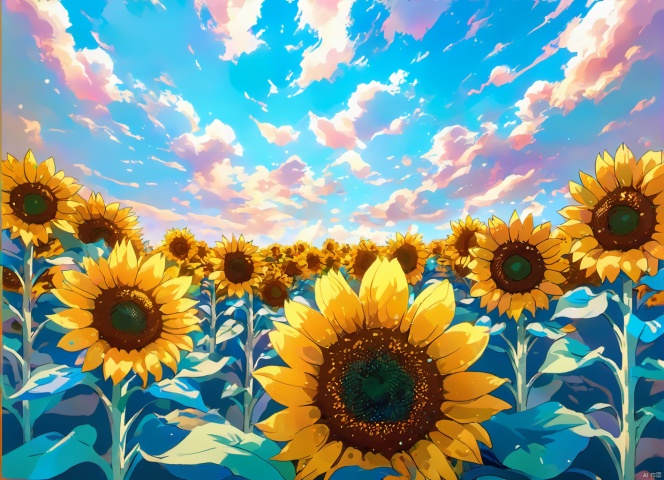  (Fantasy style: 1.5) Object perspective, changeable colors (Fantasy World) Hyper-realistic style (intricate details) A psychedelic,((1sunflower)),Realism,Realistic writing,pov sunflower,