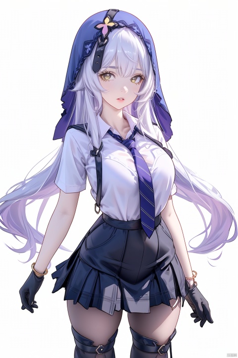  masterpiece, best quality,1girl, alternate costume, solo, bag, looking at viewer, blush, plaid, charm (object), bag charm, bangs, contemporary, sidelocks, jewelry, character name, female woman, white background, 
\\\\\\\\\
nai3, masterpiece, best quality,1girl, school uniform, alternate costume, solo, skirt, bag, necktie, multicolored hair, looking at viewer, blush, plaid skirt, school bag, plaid, charm (object), bag charm, sidelocks, jewelry, pleated skirt, green skirt, white shirt, green necktie, collared shirt, character name, female child, white background,school_uniform,school_girl,school_uniforms,
\\\\\\\\\\\,
hte,1girl,long hair,boots,purple hair,black gloves,veil,cleavage,pantyhose,large breasts,shorts,yellow eyes,
