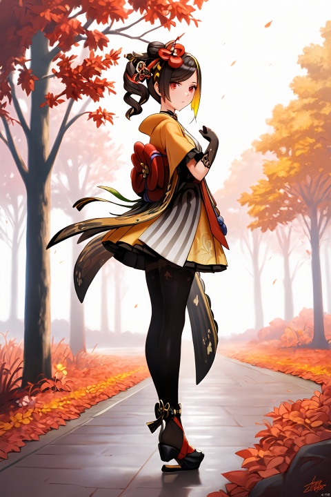 score_9,score_8_up,score_7_up,best quality,masterpiece,source_anime,8k,best quality,masterpiece,(high detailed skin),symmetrical,(full body),
(shadow girl),
qianzhi, 1girl, gloves, black gloves, hair ornament, japanese clothes, pantyhose, kimono, red eyes, flower, black footwear, multicolored hair,
masterpiece, best quality, high quality,extremely detailed CG unity 8k wallpaper, An enchanting and dreamy scene of a fantasy forest, (with towering trees), (pink),glowing mushrooms, and hidden fairy glens, creating a sense of mystique and enchantment, BREAK, (1 cute girl, solo, chasing fireflies. full body), artstation, digital illustration, intricate, trending, pastel colors, oil paiting, award winning photography, Bokeh, Depth of Field, HDR, bloom, Chromatic Aberration ,Photorealistic,extremely detailed, trending on artstation, trending on CGsociety, Intricate, High Detail, dramatic, 1girl, qbxjl,backlight
, figure