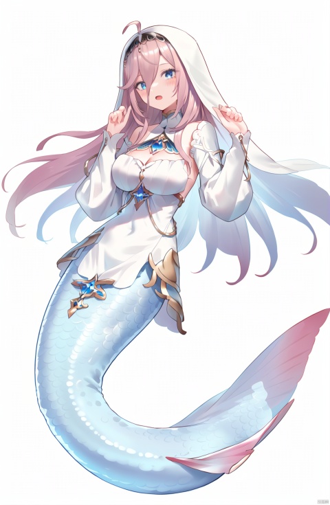  score_9, score_8_up, score_7_up, score_6_up, , 

jijia, 2d, anime, mermaid, Fishtail, dress, 1girl, white background, monster girl, long hair, simple background, open mouth, hands up, solo, ahoge, breasts, jewelry, full body, blush, cleavage,a cartoon mermaid with pink tail,
aponia, nun, 1girl, breasts, bangs,blue eyes,long hair, hair between eyes, blue butterfly, longsleeves,veil,
