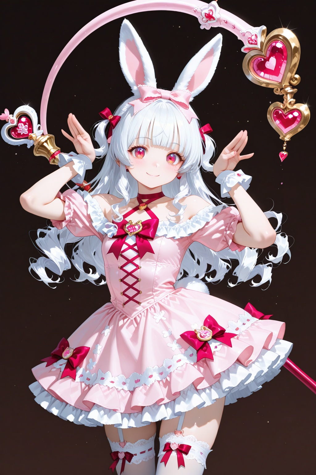 1girl,  magical girl,  bunny ears by ikun on Tensor.Art