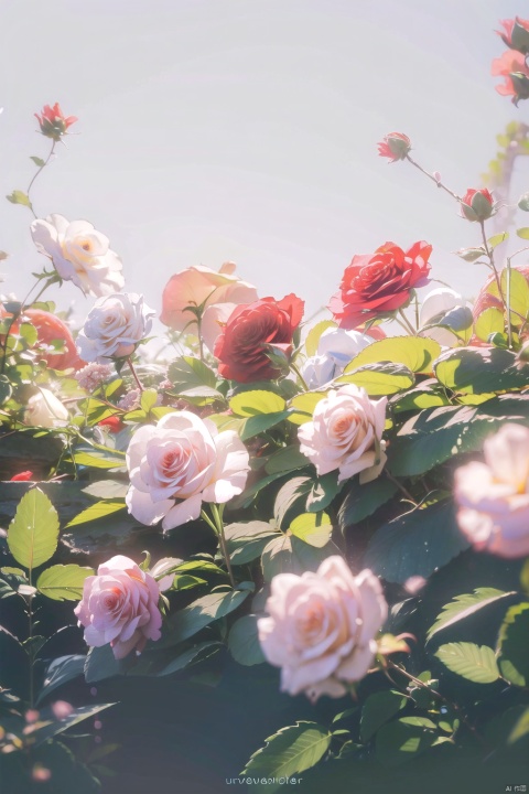  (official art, 8k wallpaper, ultra detailed, High quality, best quality),white flowers ,butterfly,vintage ,Flare, flash, halo, colored halofilter,among flowers, rose, colorful rose, a sea of flowers
backlight,limited_palette,white,field s of flowers, lhj,bright light