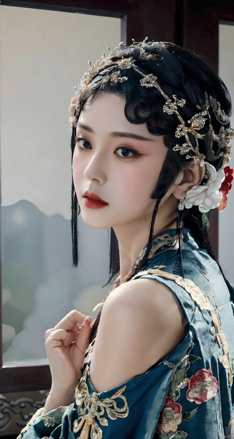  (masterpiece, best quality:1.4),(intricate details),unity 8k wallpaper,

Alluring allure, mesmerizing charm: 1.5, intricate details, panoramic wallpaper, pensive, reflective, traditional Chinese teahouse, tranquility, ultra-detailed, warmtone, sunset, 1 girl, solo,CNoperaCostume,light theme, sytx, yinjian, peony, serene expression, delicate features, graceful posture, full-length, masterpiece, best quality, chinese_opera_chou, cpdd, Silk painting, glaze, ((pqrs))