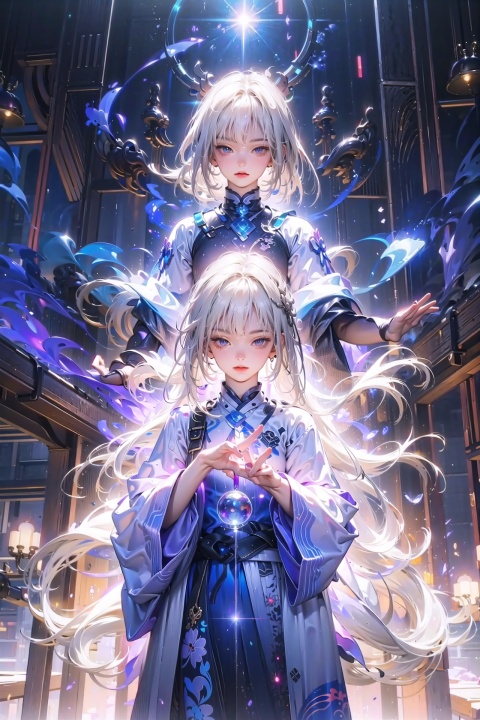 masterpiece, best quality, masterpiece,extremely detailed CG unity 8k wallpaper, 1 girl,vortex,black hole,future  space station, galaxy,vortex,earth, art of light novel cover,highres,(anime screencap),((Beautiful and detailed explosion)),taoist,evil ghost
