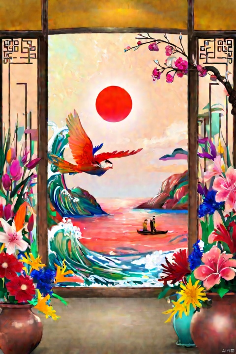 by narue, photorealistic,amazing quality,(score_9,score_8_up,score_7_up,score_6_up,score_5_up), ancient chinese style, Starting from tomorrow, be a happy person.
I have a house, facing the sea, with spring warmth and blooming flowers.
From tomorrow, What the flash of happiness told me,I will tell everyone.
Give each river and each mountain a warm name.
Strangers, I also bless you.
May you have a bright future.
May you and your lover end up together.
May you find happiness in the mortal world.
I only wish to face the sea, with spring warmth and blooming flowers.
