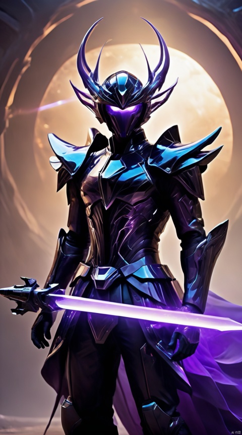  The costume of the Star Warrior first gives a deep and mysterious feeling. His whole body is dominated by black and purple, two colors often used in science fiction to depict mysterious and noble images. Black represents the unknown and profound, while purple has a mysterious and extraordinary meaning. This color choice highlights the mysterious and supernatural nature of the Star Warrior.
His clothing designs are full of futuristic technology. From his head to his feet, the costume presents a unified design, without too much decoration and tedious details. This simple design style highlights his efficient and decisive character. His head has a unique headdress, like an intricate purple crystal, a design that adds to his exotic look and makes him look more like a traveler from a distant planet.
The Star Warrior is armed with a massive weapon that suits his mysterious identity. The color of the weapon matches the color of his costume, also using a combination of black and purple. The shape of the weapon is very unique, obviously beyond the current level of human technology, which indicates the high skill and strong combat power of the star Warrior.
1 girl,full body,
render,technology, (best quality) (masterpiece), (highly detailed), 4K,Official art, unit 8 k wallpaper, ultra detailed, masterpiece, best quality, extremely detailed, dynamic angle,atmospheric,highdetail,exquisitefacialfeatures,futuristic,sciencefiction,CG,