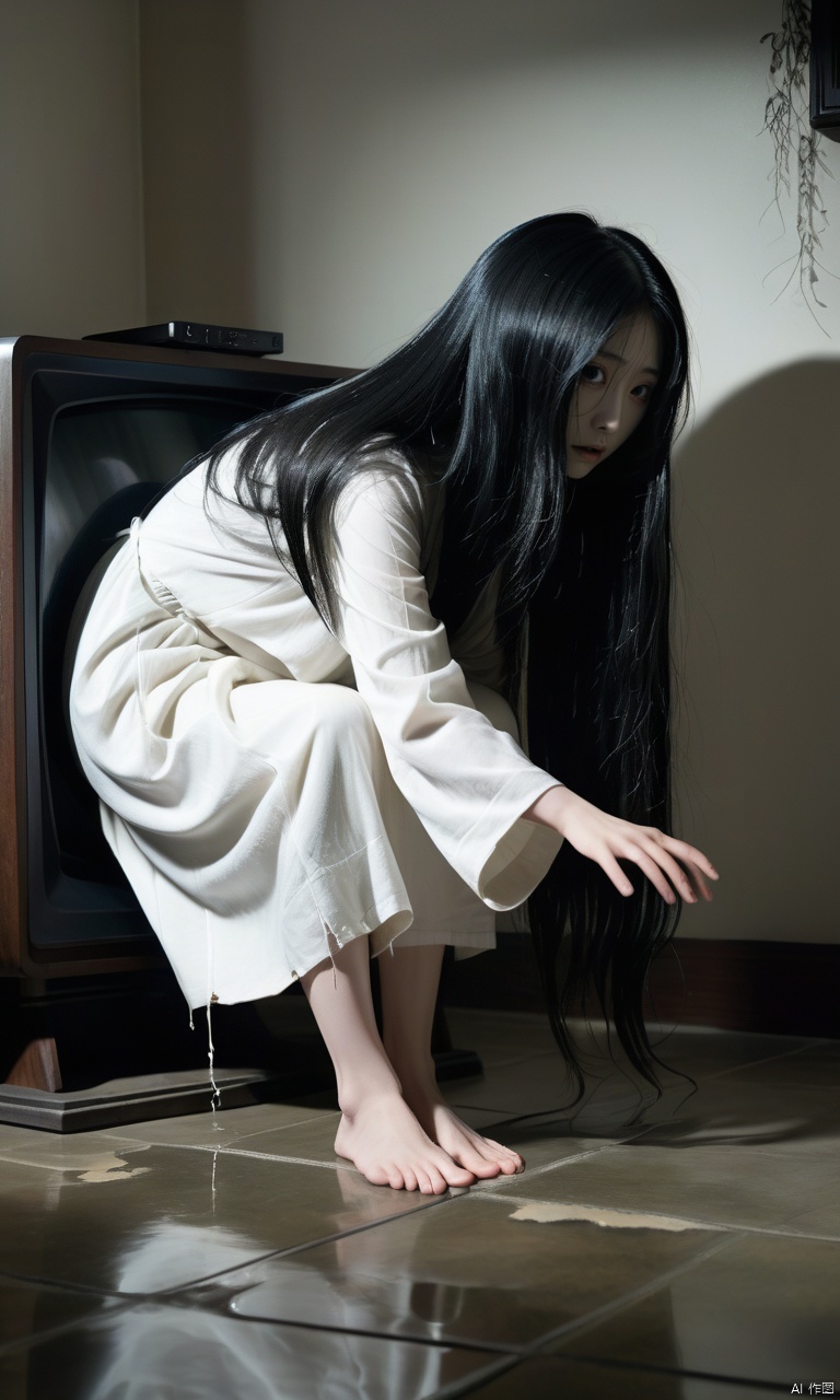 Classic creepy floor pose – Theme Me: Costume, Fancy Dress & Theme  Inspiration
