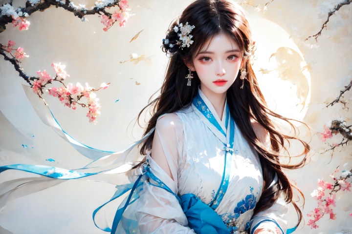 1girl, solo, long hair, black hair, hair ornament, dress, jewelry, upper body, flower, earrings, facial mark, red chinese clothes, moon, forehead mark, branch, illustration,, Liuli, illustration,moyou,(masterpiece)most Good quality, masterpiece, realistic, 32K Ultra HD, official art,
1girl,dofas,solo,dofas,,mugglelight,puregirl,illustration,master work,high definition,ultra clear,fashionable exquisite,background,yue,hair ornament,hanfu, (\yan yu \), longfeihanfu, illustration, photography