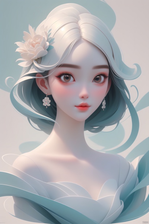  very delicate and beautiful, sweet and tender girl, exquisite features, Light master, 3d, painting,art, art painting 
