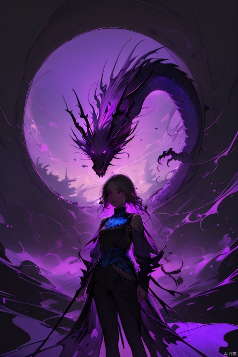  mastepiece,best quality,ethereal dragon,fantasy art,backlighting,ethereal glow,purple theme, best quality, a painting