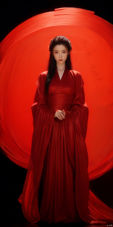  High detailed, masterpiece, A girl, Half-body close-up, solo, female focus：1.35, Tears in the eyes, [Shed tears], widow's peak, Long hair drifting away：1.5, Red, Hanfu|kimono）, /, Suspended red silk：1.35, BREAK, fine gloss, full length shot, Oil painting texture, (Black Background: 1.3), bow-shaped hair, 3D, ray tracing, reflection light, anaglyph, motion blur, cinematic lighting, motion lines, Depth of field, ray tracing, sparkle, vignetting, UHD, 8K, best quality, textured skin, 1080P, ccurate, 1girl, hanikezi