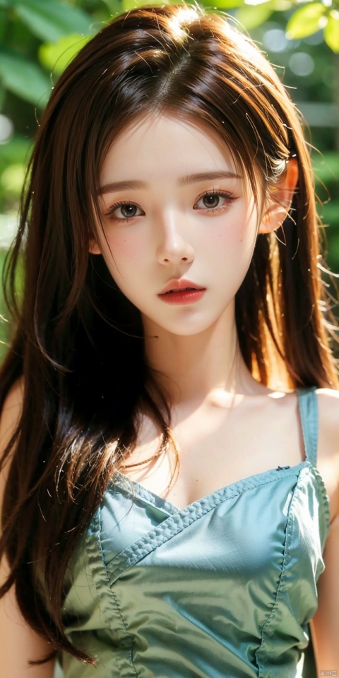  , best quality, 8K, HDR, highres, absurdres:1.2, blurry background, bokeh:1.2, Photography, (photorealistic:1.4), (masterpiece:1.3), (intricate details:1.2), 1girl, solo, delicate, (detailed eyes), (detailed facial features), petite,skin tight, (looking_at_viewer), from_front, (skinny), (lipgloss, caustics, Broad lighting, natural shading, 85mm, f/1.4, ISO 200, 1/160s:0.75),dress, , ((poakl)), , zhangyuxi