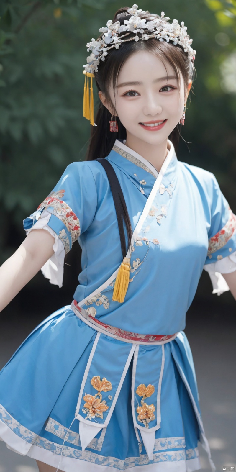  (Good structure), DSLR Quality,Depth of field ,looking_at_viewer,Dynamic pose, , kind smile,1girl ,
zhuangzu, , yaya