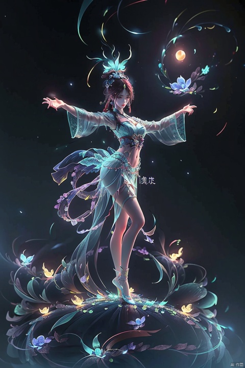  (estilo de la versión de China fantasy Q :1.5) ojos grandes, cuerpo pequeño, lindo (diseño conceptual de la pintura de luz :1.1) phoenix colgando la lámpara de oro, bailando en la noche. El cuerpo del fénix emite una deslumbrante luz roja festiva que se complementa con la cálida luz de la linterna. El fénix viaja en la noche oscura, da a las personas una sensación festiva y animada, estilo festivo lindo, yeqinxian