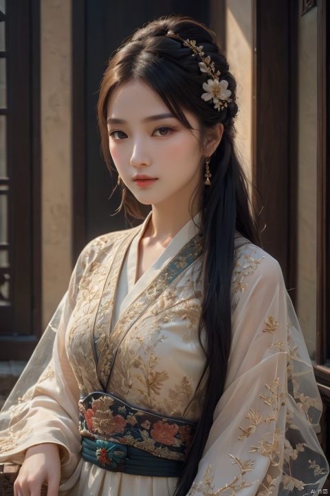  1girl,best quality,masterpiece,RAW photo, detailed face, beautiful symmetrical face, cute natural makeup, sadness, feminine, highly detailed, a 1girl, (full body:0.8), oriental minimalism, subtle elegance, hd , in the style of elegant clothing, realistic yet ethereal, simplistic designs, oriental, whimsical shapes, serene harmony beautiful symmetrical face, elegant, feminine, highly detailed, intricate,best quality, ultra-detailed, masterpiece, hires, 8k,(photorealistic),transparent,